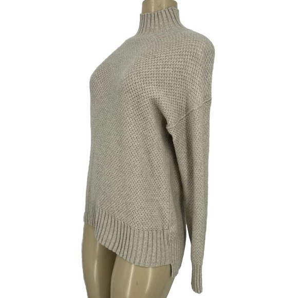 Everlane XS Women Turtle Neck Cashmere Blend Pullover Sweater Knit Recycled 4-4 - Picture 2 of 8